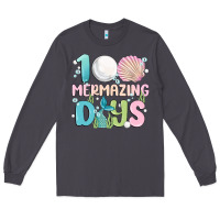 Smoke 100 mermazing days Long Sleeve Tee - MaliasSmallBusiness