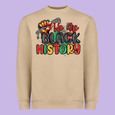 We Are Black History Heavyweight Sweatshirt Designed By Maliassmallbusiness