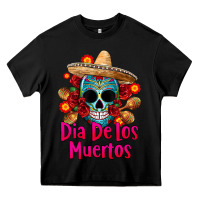 Black dia de los muertos Heavy Core Tee - CTS Tumbler Store