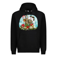 Black army boots christmas Premium Hoodie - texasbilliewilder