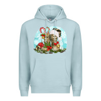 Blue Mist army boots christmas Premium Hoodie - texasbilliewilder