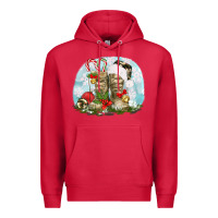 Cardinal army boots christmas Premium Hoodie - texasbilliewilder