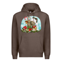 Coffee army boots christmas Premium Hoodie - texasbilliewilder
