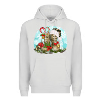 Dove Grey army boots christmas Premium Hoodie - texasbilliewilder