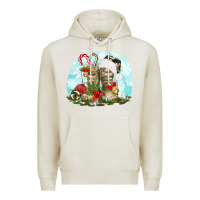 Oatmeal Heather army boots christmas Premium Hoodie - texasbilliewilder