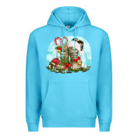Ocean Blue army boots christmas Premium Hoodie - texasbilliewilder