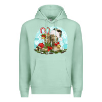 Seafoam army boots christmas Premium Hoodie - texasbilliewilder