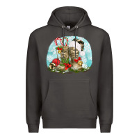 Smoke army boots christmas Premium Hoodie - texasbilliewilder