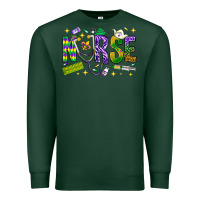 Sports Green Mardi Gras Nurse Premium Sweatshirt - NancyCooperArtShop