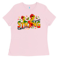 Bubblegum Pink strong juneteenth Ladies Tee - Zillion Design Studio