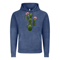 Vintage Denim cactus 2 Vintage Hoodie - JahusDesignShop