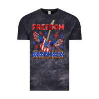 Cloud Black freedom rocks Vintage Tee - NancyCooperArtShop