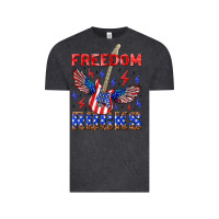 Vintage Black freedom rocks Vintage Tee - NancyCooperArtShop