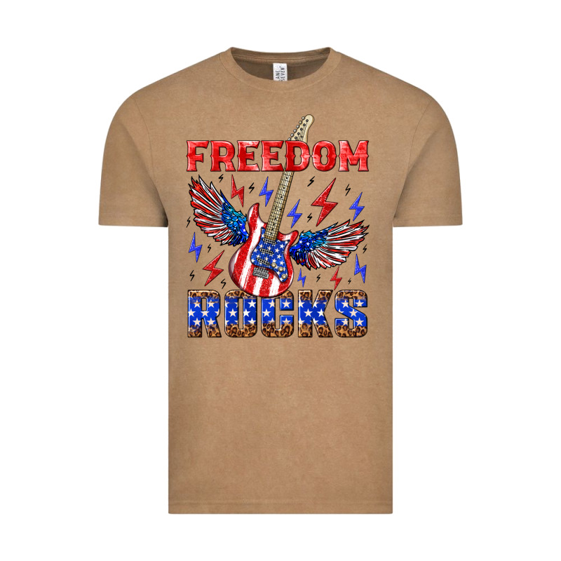 Freedom Rocks Vintage Tee by NancyCooperArtShop | Teevron