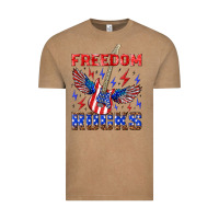 Vintage Coffee freedom rocks Vintage Tee - NancyCooperArtShop