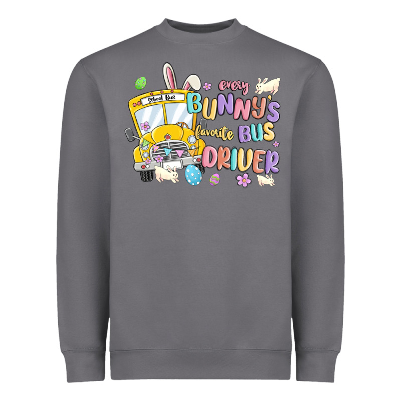 Every Bunny's Favorite Bus Driver Malia Heavyweight Sweatshirt by MaliasSmallBusiness | Teevron