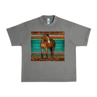 Tornado western horse serape  leather leopard Urban Heavy Tee - BarkalooDesign