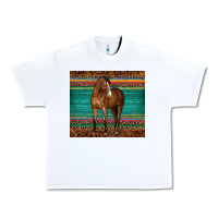 White western horse serape  leather leopard Urban Heavy Tee - BarkalooDesign