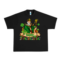 Black happy st patricks day with st patricks Urban Heavy Tee - AdoDesignShop