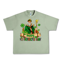 Oil Green happy st patricks day with st patricks Urban Heavy Tee - AdoDesignShop