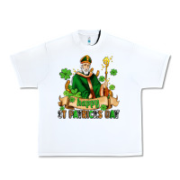 White happy st patricks day with st patricks Urban Heavy Tee - AdoDesignShop