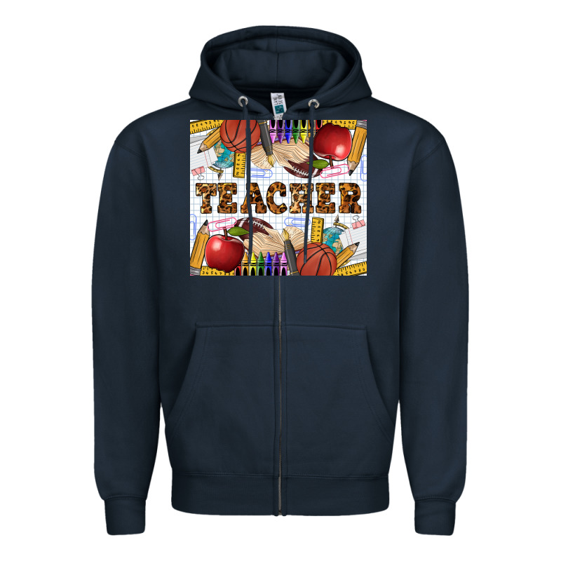 Western Teacher Tumbler Zipper Hoodie by LillyAllenDesigns | Teevron