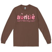 Chestnut auntie like a mom only cooler Long Sleeve Tee - MaliasSmallBusiness