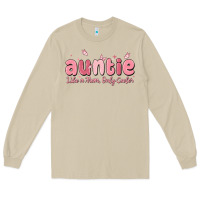 Mushroom auntie like a mom only cooler Long Sleeve Tee - MaliasSmallBusiness