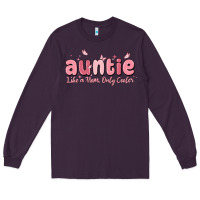 Plum auntie like a mom only cooler Long Sleeve Tee - MaliasSmallBusiness