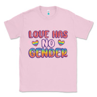 Bubblegum Pink love no gender Classic Tee - MaliasSmallBusiness