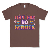Chestnut love no gender Classic Tee - MaliasSmallBusiness
