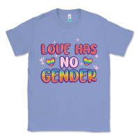 Colony Blue love no gender Classic Tee - MaliasSmallBusiness