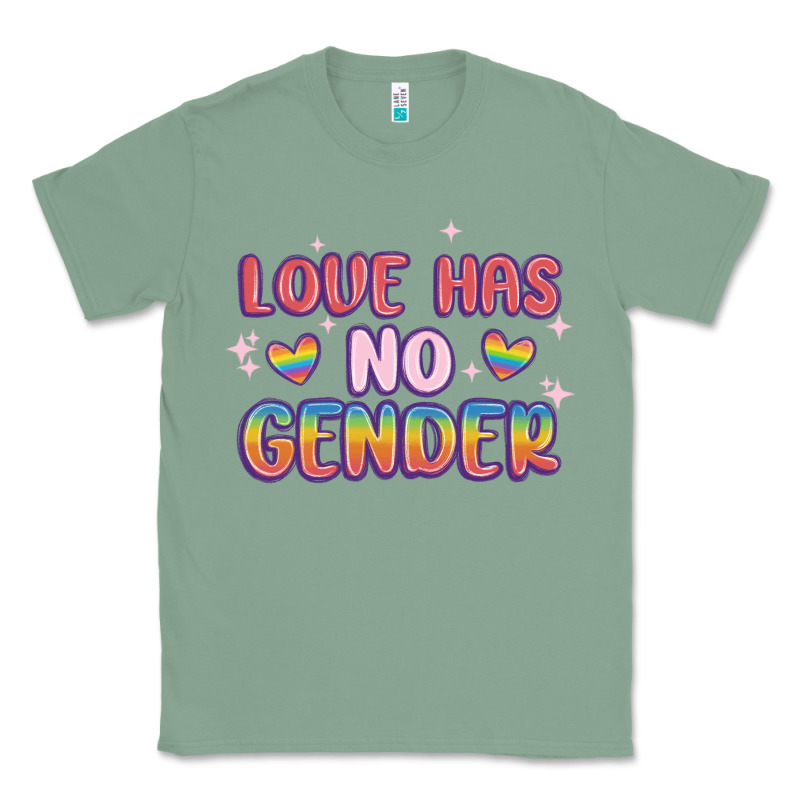 Love No Gender Classic Tee by MaliasSmallBusiness | Teevron