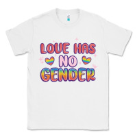 White love no gender Classic Tee - MaliasSmallBusiness