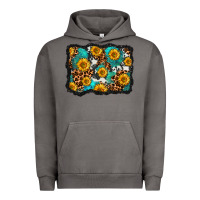Pigment Tornado cowhide leopard turquoise sunflowers pattern olivia Urban Hoodie - OliviaCreatesArt