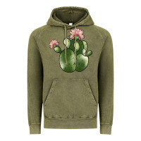 Vintage Olive cactus Vintage Hoodie - JahusDesignShop