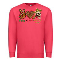 Cardinal Peace Love Cinco De Mayo Premium Sweatshirt - texasbilliewilder