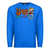 True Royal Peace Love Cinco De Mayo Premium Sweatshirt - texasbilliewilder