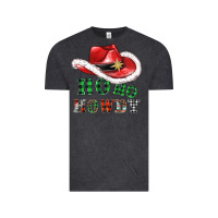 Ho Ho Howdy Christmas Hat Vintage Tee | Teevron