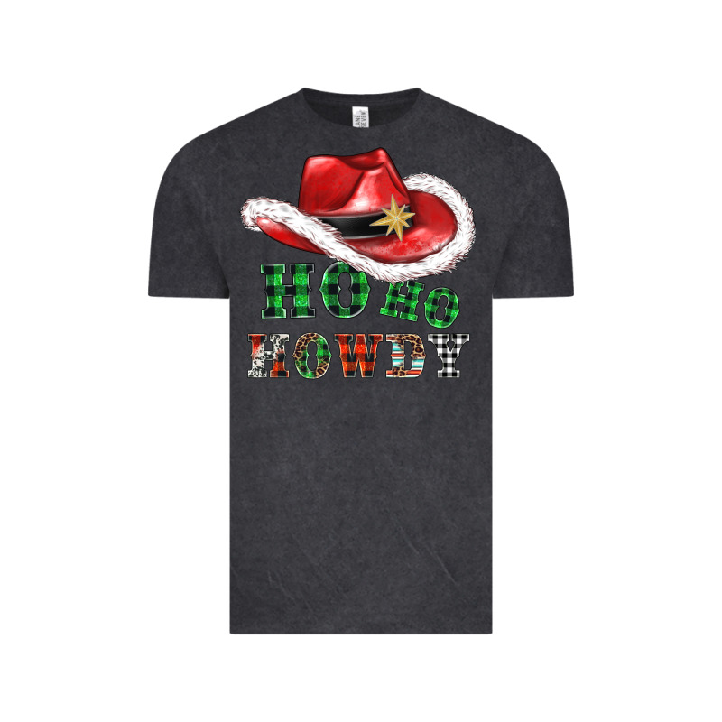 Ho Ho Howdy Christmas Hat Vintage Tee by AdoDesignShop | Teevron