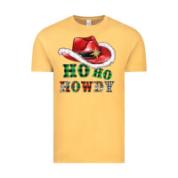 Vintage Mustard ho ho howdy christmas hat Vintage Tee - AdoDesignShop