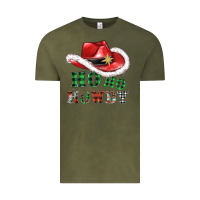 Vintage Olive ho ho howdy christmas hat Vintage Tee - AdoDesignShop