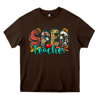 Chocolate Brown special education teacher Heavy Core Tee - Zillion Design Studio