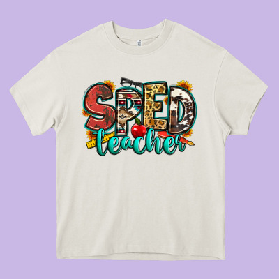 Special Education Teacher Heavy Core Tee Designed By Zillion Design Studio