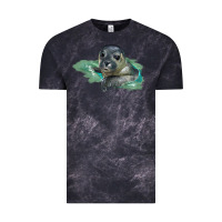 Cloud Black Sea Seal Face Illustrations Vintage Tee - LillyAllenDesigns