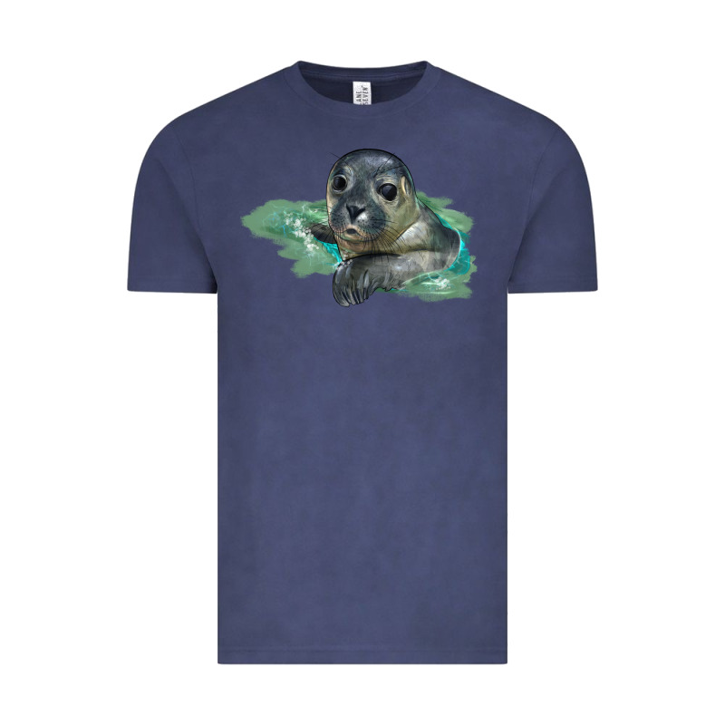 Sea Seal Face Illustrations Vintage Tee by LillyAllenDesigns | Teevron