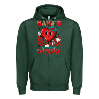 Sports Green skater heart valentines day art Zipper Hoodie - LillyAllenDesigns