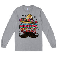 Heather Grey adios bitchachos Long Sleeve Tee - MaliasSmallBusiness