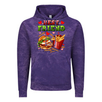 Cloud Purple best friend hamburger potatoes Vintage Hoodie - AdoDesignShop