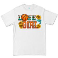 White love my girl basketball Premium Tee - HRA Design Shop